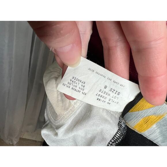 Vanity fair slip dress black x lace bust knee size 38 - Picture 9 of 9